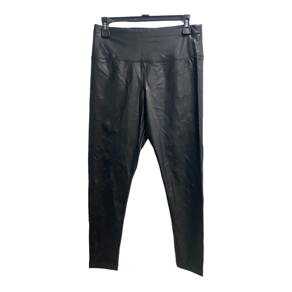 Women’s Soho NY & Co. Street Black Faux Leather Pull on Pants/ Leggings sz.Small